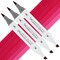 Artfinity Sketch Marker Sets - Set of 3 - Strawberry Popsicle R1-6, Vibrant, Professional, Dye-Based Alcohol Markers for Artists, Drawing, Travel, & More